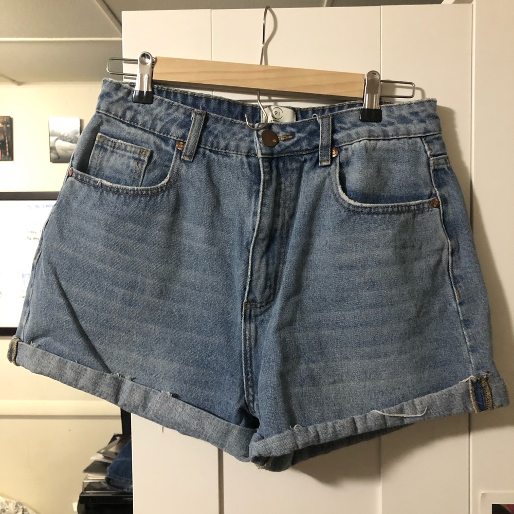 Cotton On high-waisted jean shorts